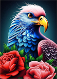 Aigle Diy Kits Acrylique Peinture Par Numéro Pour Adulte Enfant MJ2288