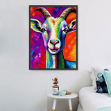 Mouton Diy Kits Acrylique Peintures Par Numéros Pour Adulte Enfant MJ8052