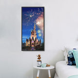Château Diy Kits Acrylique Peintures Par Numéros Pour Adulte Enfant MJ8366