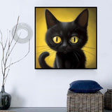 Chat Diy Kits Acrylique Peinture Par Numéros Pour Adulte Enfant MJ1009