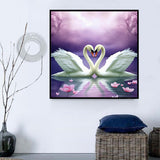 Cygne Diy Kits Acrylique Peintures Par Numéros Pour Adulte Enfant MJ9871