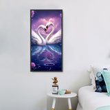 Cygne Diy Kits Acrylique Peintures Par Numéros Pour Adulte Enfant MJ9876