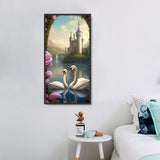 Cygne Diy Kits Acrylique Peintures Par Numéros Pour Adulte Enfant MJ9877