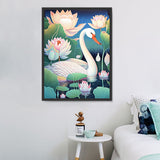 Cygne Diy Kits Acrylique Peinture Par Numéros Pour Adulte Enfant MJ9881