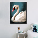 Cygne Diy Kits Acrylique Peinture Par Numéros Pour Adulte Enfant MJ9886