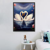 Cygne Diy Kits Acrylique Peinture Par Numéros Pour Adulte Enfant MJ9887