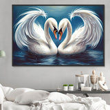 Cygne Diy Kits Acrylique Peinture Par Numéros Pour Adulte Enfant MJ9892