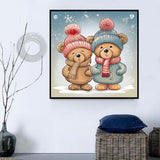 Ours Diy Kits Acrylique Peintures Par Numéros Pour Adulte Enfant MJ2170