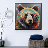 Ours Diy Kits Acrylique Peintures Par Numéros Pour Adulte Enfant MJ2173