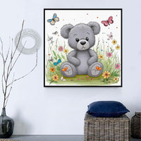 Ours Diy Kits Acrylique Peintures Par Numéros Pour Adulte Enfant MJ2178