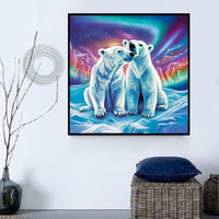 Ours Diy Kits Acrylique Peintures Par Numéros Pour Adulte Enfant MJ2179