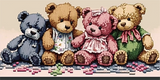Ours Diy Kits Acrylique Peintures Par Numéros Pour Adulte Enfant MJ2180