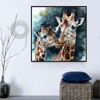 Girafe Diy Kits Peintures Par Numéros MJ2212