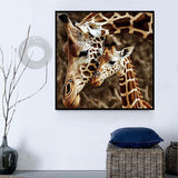 Girafe Diy Kits Peintures Par Numéros MJ2214