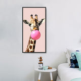 Girafe Diy Kits Acrylique Peintures Par Numéros Pour Adulte Enfant MJ2222