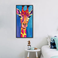 Girafe Diy Kits Acrylique Peintures Par Numéros Pour Adulte Enfant MJ2227