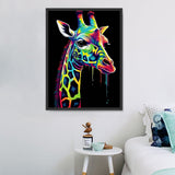 Girafe Diy Kits Acrylique Peintures Par Numéros Pour Adulte Enfant MJ2229