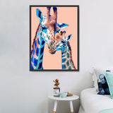 Girafe Diy Kits Acrylique Peintures Par Numéros Pour Adulte Enfant MJ2233