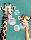 Girafe Diy Kits Acrylique Peintures Par Numéros Pour Adulte Enfant MJ2235