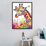 Girafe Diy Kits Acrylique Peintures Par Numéros Pour Adulte Enfant MJ2246