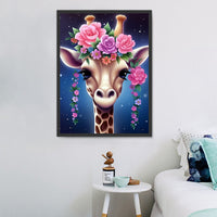 Girafe Diy Kits Acrylique Peintures Par Numéros Pour Adulte Enfant MJ2253