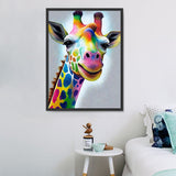 Girafe Diy Kits Acrylique Peintures Par Numéros Pour Adulte Enfant MJ2255