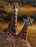 Girafe Diy Kits Acrylique Peintures Par Numéros Pour Adulte Enfant MJ2260