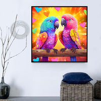 Perroquet Diy Kits Peintures Par Numéros MJ2304