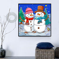 Noël Diy Kits Peintures Par Numéros MJ2383
