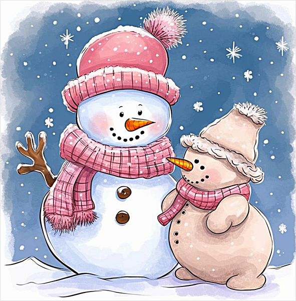 Noël Diy Kits Peintures Par Numéros MJ2392