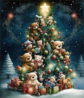 Noël Diy Kits Peintures Par Numéros MJ2396
