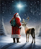 Noël Diy Kits Peintures Par Numéros MJ2398