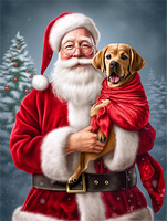 Noël Diy Kits Peintures Par Numéros MJ2402