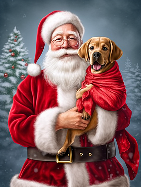 Noël Diy Kits Peintures Par Numéros MJ2402