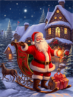 Noël Diy Kits Peintures Par Numéros MJ2403