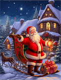 Noël Diy Kits Peintures Par Numéros MJ2403