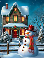 Noël Diy Kits Peintures Par Numéros MJ2414