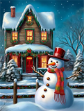 Noël Diy Kits Peintures Par Numéros MJ2414