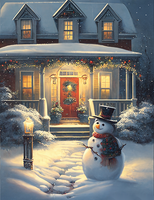Noël Diy Kits Peintures Par Numéros MJ2415