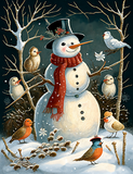 Noël Diy Kits Peintures Par Numéros MJ2416