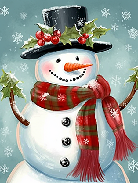 Noël Diy Kits Peintures Par Numéros MJ2418