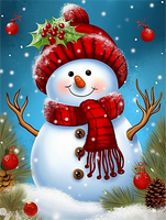 Noël Diy Kits Peintures Par Numéros MJ2423