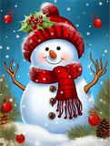 Noël Diy Kits Peintures Par Numéros MJ2423