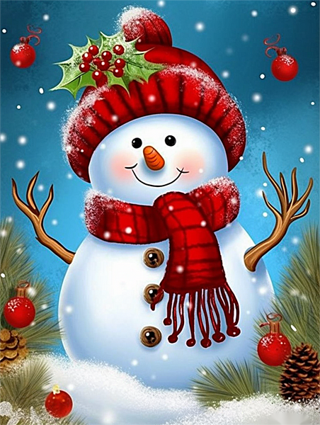 Noël Diy Kits Peintures Par Numéros MJ2423