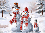 Noël Diy Kits Peintures Par Numéros MJ2425
