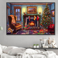 Noël Diy Kits Peintures Par Numéros MJ2427