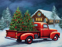 Noël Diy Kits Peintures Par Numéros MJ2429