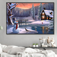 Noël Diy Kits Peintures Par Numéros MJ2431