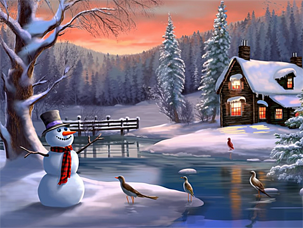 Noël Diy Kits Peintures Par Numéros MJ2431