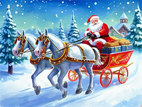 Noël Diy Kits Peintures Par Numéros MJ2433